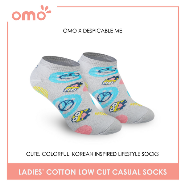OMO OLCDM9403 Ladies Cotton Low Cut Casual Socks 1 Pair (4560028106857)
