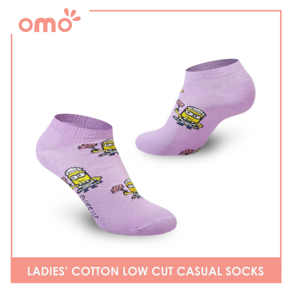 OMO OLCDM9404 Ladies Cotton Low Cut Casual Socks 1 Pair (4559962013801)