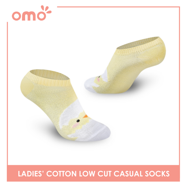 OMO OLCK1813 Ladies Cotton Low Cut Casual Socks 1 Pair (4758934913129)
