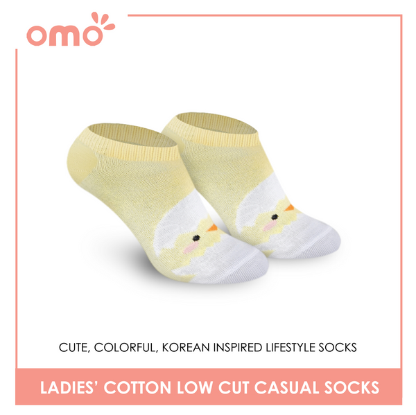 OMO OLCK1813 Ladies Cotton Low Cut Casual Socks 1 Pair (4758934913129)