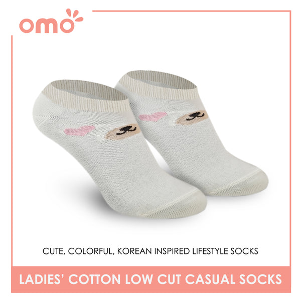 OMO OLCK1814 Ladies Cotton Low Cut Casual Socks 1 Pair (4365193281641)