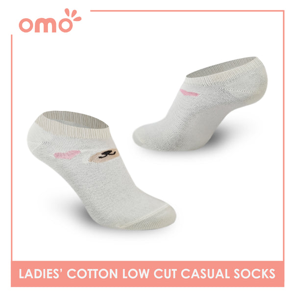 OMO OLCK1814 Ladies Cotton Low Cut Casual Socks 1 Pair (4365193281641)