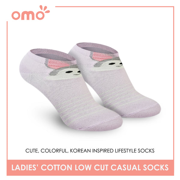 OMO OLCK4 Ladies Cotton Low Cut Casual Socks 1 Pair (4759036330089)