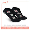 OMO OLCK9106 Ladies Cotton Low Cut Casual Socks 1 pair