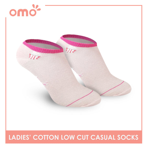OMO OLCK9209 Ladies Cotton Low Cut Casual Socks 1 Pair (4757767127145)