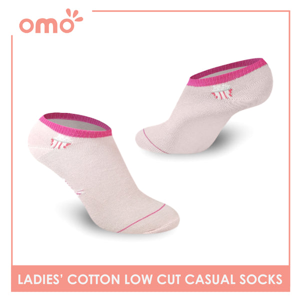 OMO OLCK9209 Ladies Cotton Low Cut Casual Socks 1 Pair (4757767127145)