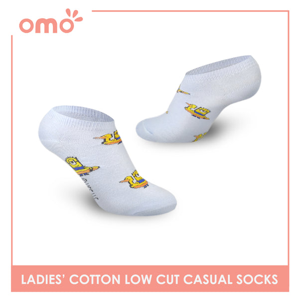 OMO OLCDM9407 Ladies Cotton Low Cut Casual Socks 1 Pair (4757750448233)