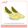 OMO OLCF1801 Ladies Cotton No Show Casual Socks 1 pair