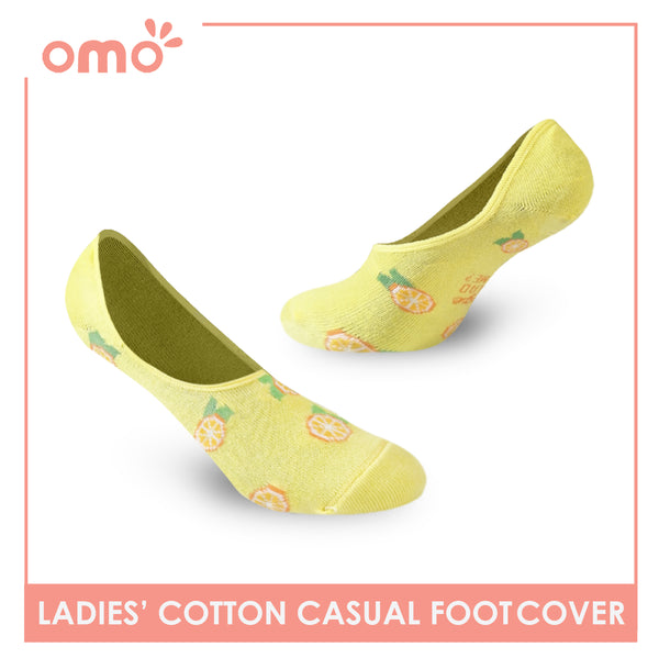OMO OLCF1801 Ladies Cotton No Show Casual Socks 1 Pair (4365327630441)