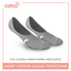 OMO OLCF1803 Ladies Cotton No Show Casual Socks 1 pair