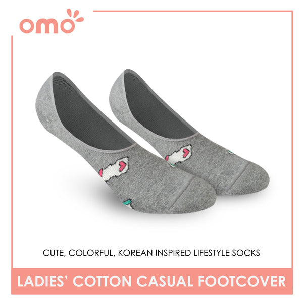 OMO OLCF1803 Ladies Cotton No Show Casual Socks 1 Pair (4365365215337)