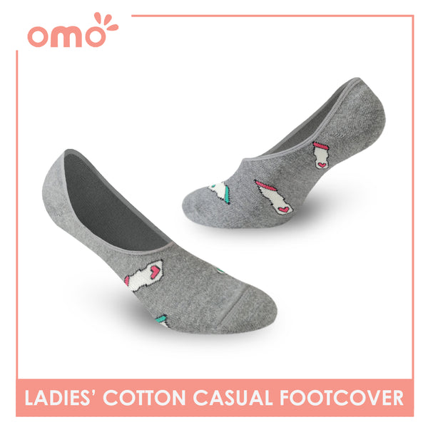 OMO OLCF1803 Ladies Cotton No Show Casual Socks 1 Pair (4365365215337)