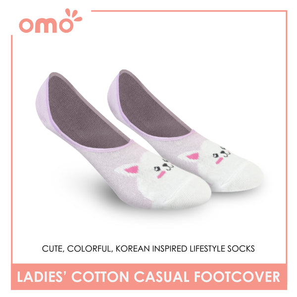 OMO OLCF1 Ladies Cotton No Show Casual Socks 1 Pair (4759240015977)