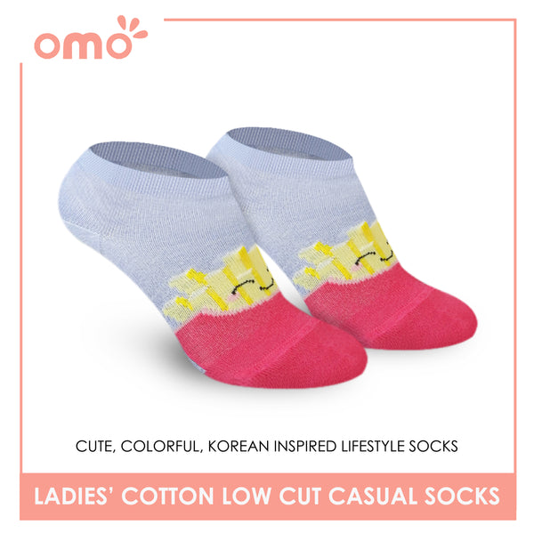 Omo OLCF7 Ladies Cotton Low Cut Casual Socks (4759555113065)