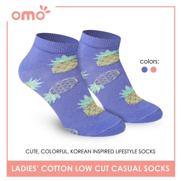 Omo OLCK1806 Ladies Cotton Low Cut Casual Socks (4759576576105)