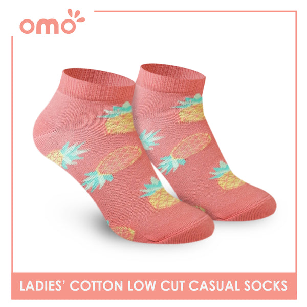 Omo OLCK1806 Ladies Cotton Low Cut Casual Socks (4759576576105)