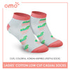 OMO OLCK1809 Cute Korean Inspired Pink Cactus Ladies' Cotton Low Cut Casual Socks 1 pair