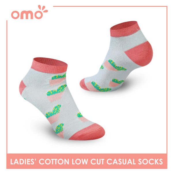 OMO OLCK1809 Ladies Cotton Low Cut Casual Socks 1 Pair (4759214030953)