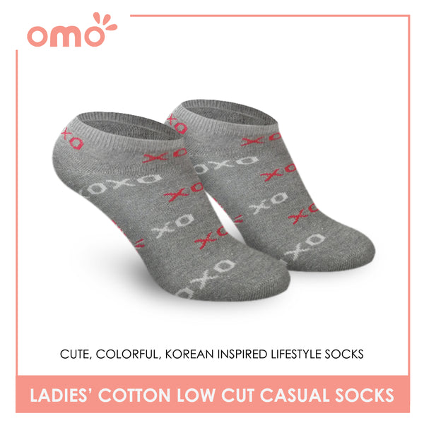 OMO OLCK9105 Ladies Cotton Low Cut Casual Socks 1 Pair (4365383106665)