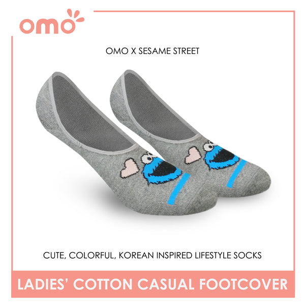 OMO OLCSSF9404 Ladies Cotton No Show Casual Socks 1 Pair (4759411032169)