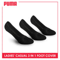 Puma Ladies' Cotton Lite Thin Casual Foot Cover 3 pairs in a pack PLCFG4