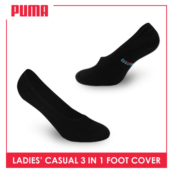 Puma Ladies’ Cotton Lite Casual Foot Cover 3 pairs in a pack PLCFG6