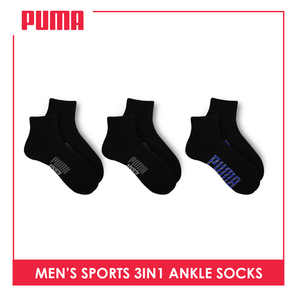 Puma Men's OVERRUNS Cotton Thick Sports socks 3 pairs in 1 pack PMSCO1 (6672051470441)