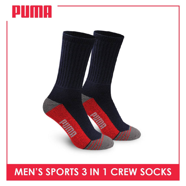 Puma Men's Thick Sports Crew Socks 3 pairs in a pack PMSG2402