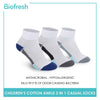 Biofresh Children's Cotton Ankle Lite Casual Socks 3 pairs in a pack RBCS02 (Limited Time Offer)