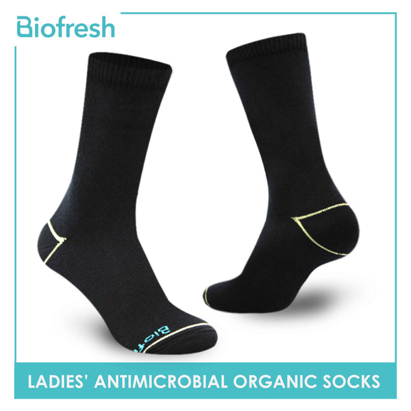 Biofresh Ladies’ Antimicrobial Organic Scent Cotton Lowcut Lite Casual Socks 3 pairs in a pack RLCG1103 (6655114051689)