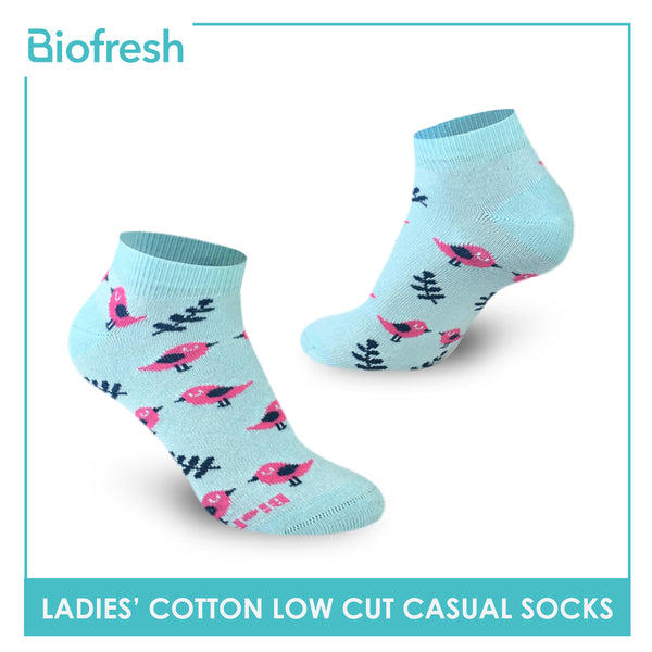 Biofresh RLCK1804 Ladies Cotton Low Cut Casual Socks (4759393960041)