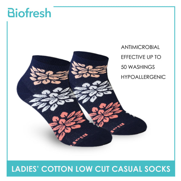 Biofresh RLCK1805 Ladies Cotton Low Cut Casual Socks (4759437475945)