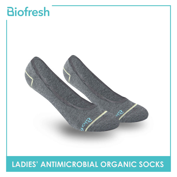 Biofresh Ladies’ Antimicrobial Organic Scent Cotton Lite Casual Footcover 3 pairs in a pack RLCFG1101 (6655684673641)