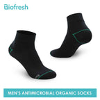 Biofresh Men's Antimicrobial Organic Scent Cotton Ankle Lite Casual Socks 3 pairs in a pack RMCG1101 (6655696371817)