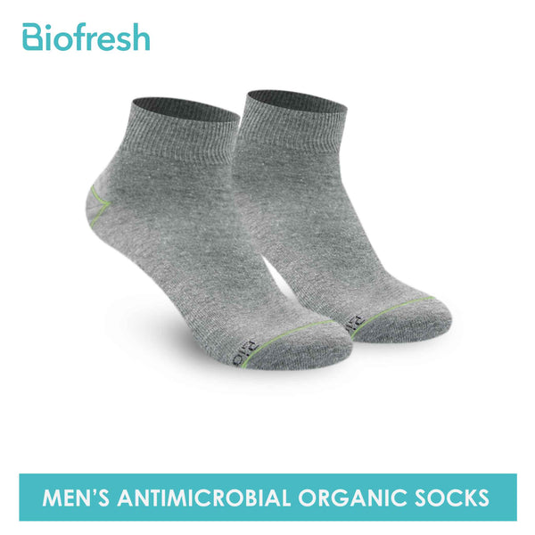Biofresh Men's Antimicrobial Organic Scent Cotton Ankle Lite Casual Socks 3 pairs in a pack RMCG1101 (6655696371817)
