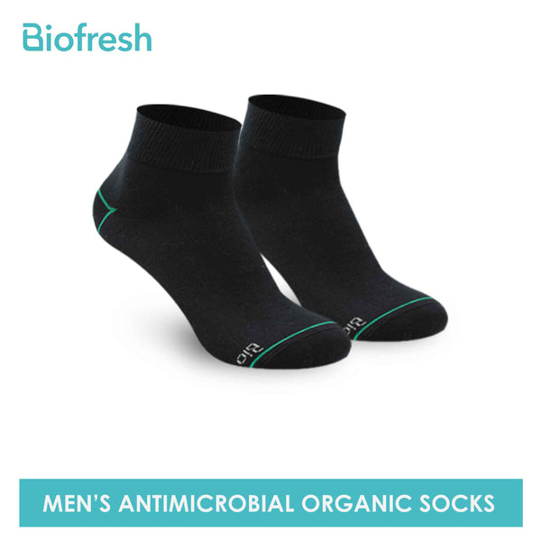 Biofresh Men's Antimicrobial Organic Scent Cotton Ankle Lite Casual Socks 3 pairs in a pack RMCG1101 (6655696371817)