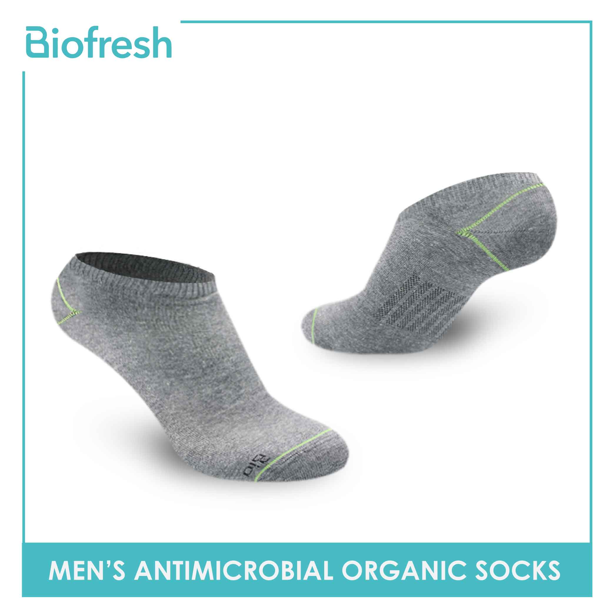 Biofresh Men’s Organic Scent Cotton Low Cut Lite Casual Socks 3 pairs in a pack RMCG1102 (6655697649769)