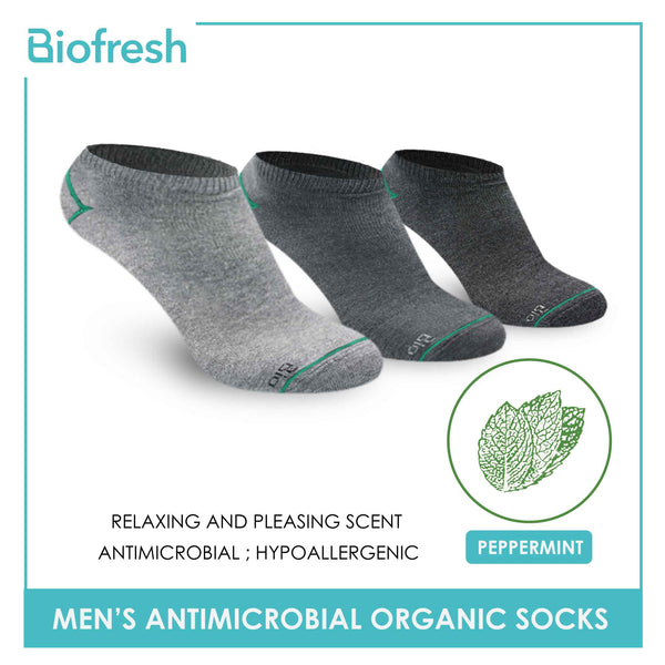 Biofresh Men’s Organic Scent Cotton Low Cut Lite Casual Socks 3 pairs in a pack RMCG1102 (6655697649769)