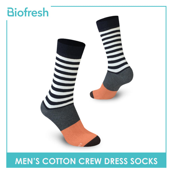 Biofresh RMDK1801 Men's Cotton Crew Dress Socks (4759456383081)