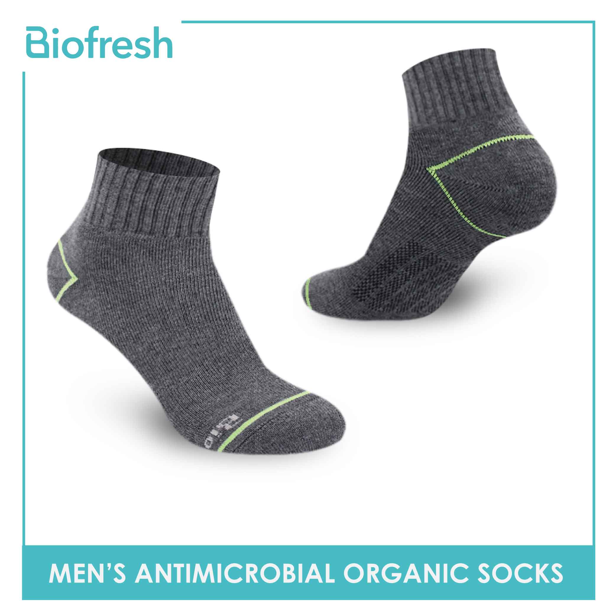 Biofresh Men’s Organic Scent Cotton Ankle Thick Sports Socks 3 pairs in a pack RMSG1102 (6655716556905)