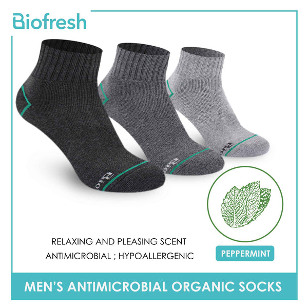Biofresh Men’s Organic Scent Cotton Ankle Thick Sports Socks 3 pairs in a pack RMSG1102 (6655716556905)