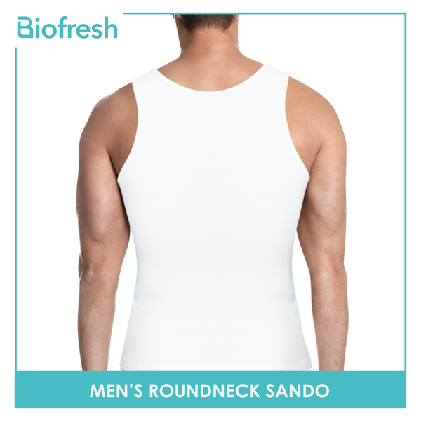 Biofresh Men's Antimicrobial Round Neck Sando 1 piece RMUSS01