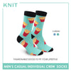Knit Men's French Fries Cotton Crew Lite Casual Socks 1 Pair KMC2202