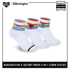 Burlington SFBMCEG1105 Men's Cotton Lite Casual Ankle socks X Secret Fresh Pack of 3