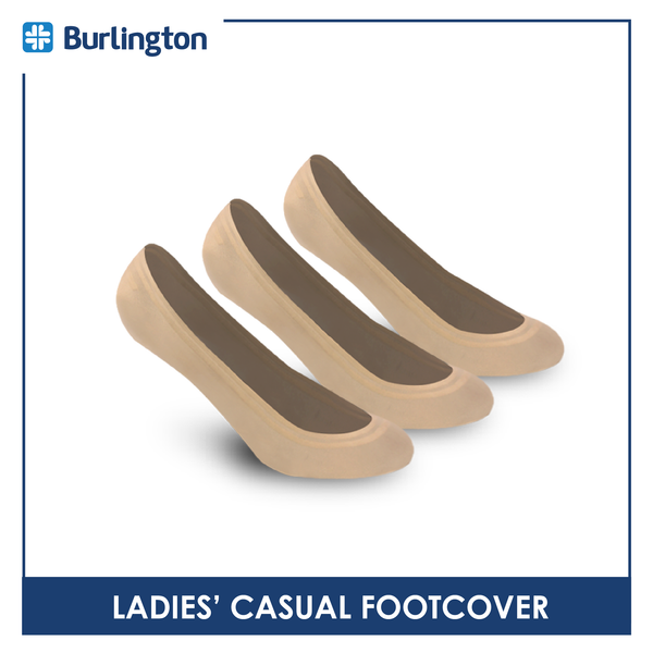 Burlington Ladies' Cotton-rich Lite Casual Footcover 3 pairs in a pack BLCSFC1 (Limited Time Offer) (4700278816873)