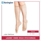 Burlington SKN78G Ladies' Short Tie Stockings 15 Denier (4357778374761)