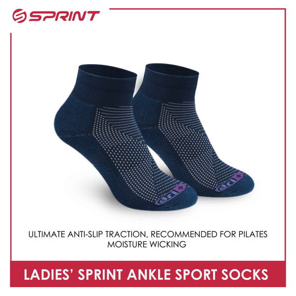 Puma Dri+ Sprint Ladies' Moisture Wicking Thick Ankle Anti Slip Sports Socks 1 Pair SLE1804
