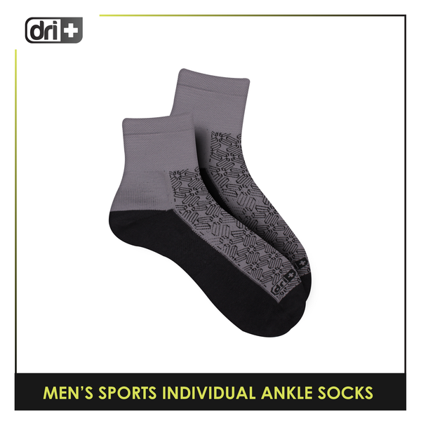 Dri-plus Men's OVERRUNS Anti-slip Thick Sports socks 1 pair SMCO1 (6670889779305)