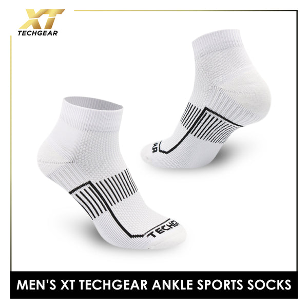 Burlington Men’s TechGear Flexion X-Trainer Thick Sports Ankle Socks 1 pair TGMX2302