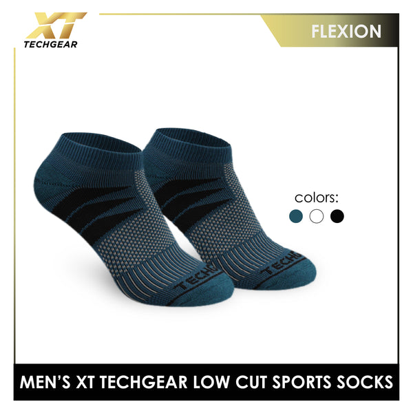 Burlington Men’s TechGear Flexion X-Trainer Thick Sports Low Cut Socks 1 pair TGMX2304